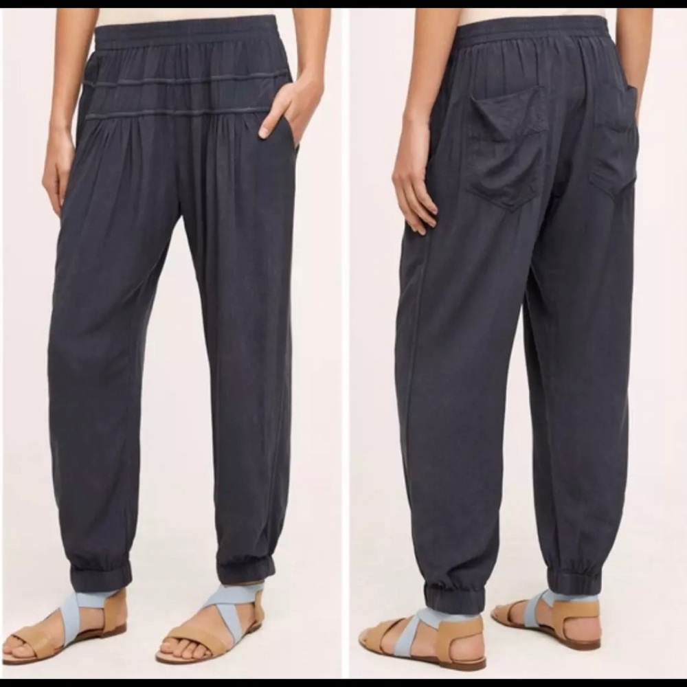 Anthropologie Saturday Sunday Smocked Jogger